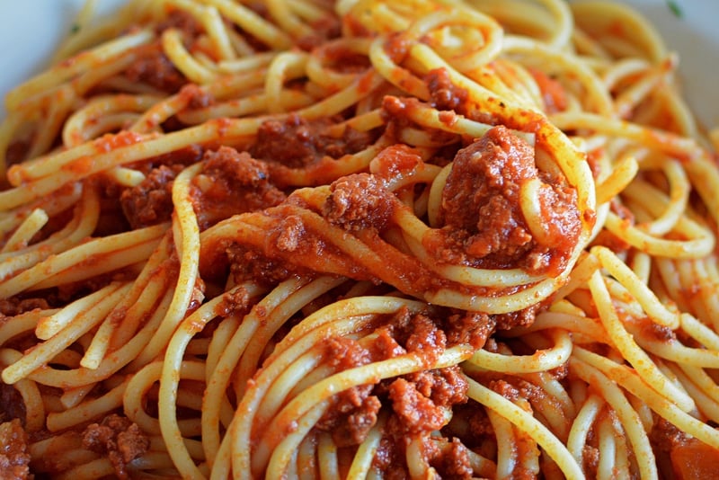 Italian pasta dishes